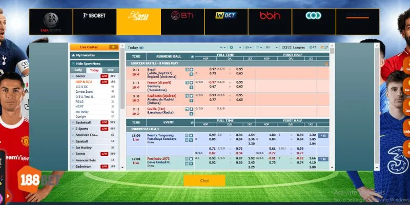 Đọc Kèo Bóng Đá 188BET - Kiến Thức Cá Độ Mới 2025 Đọc kèo bóng đá 188BET là cơ sở để tay chơi chốt kèo cược hiệu quả.